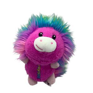 Crayola Experience Unicorn Plush Stuffed Animal Purple Neon Rainbow Hair 9"